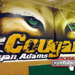 Bryan Adams gym Dallas ISD Eyeful Art mural 2006